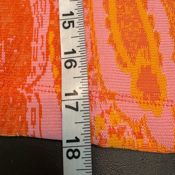 Zara Orange and Pink Patterned Sleeveless Top size L NWT - Picture 11 of 11